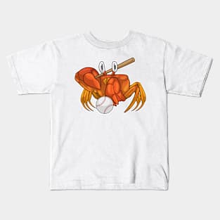 Crab Baseball bat Baseball Kids T-Shirt